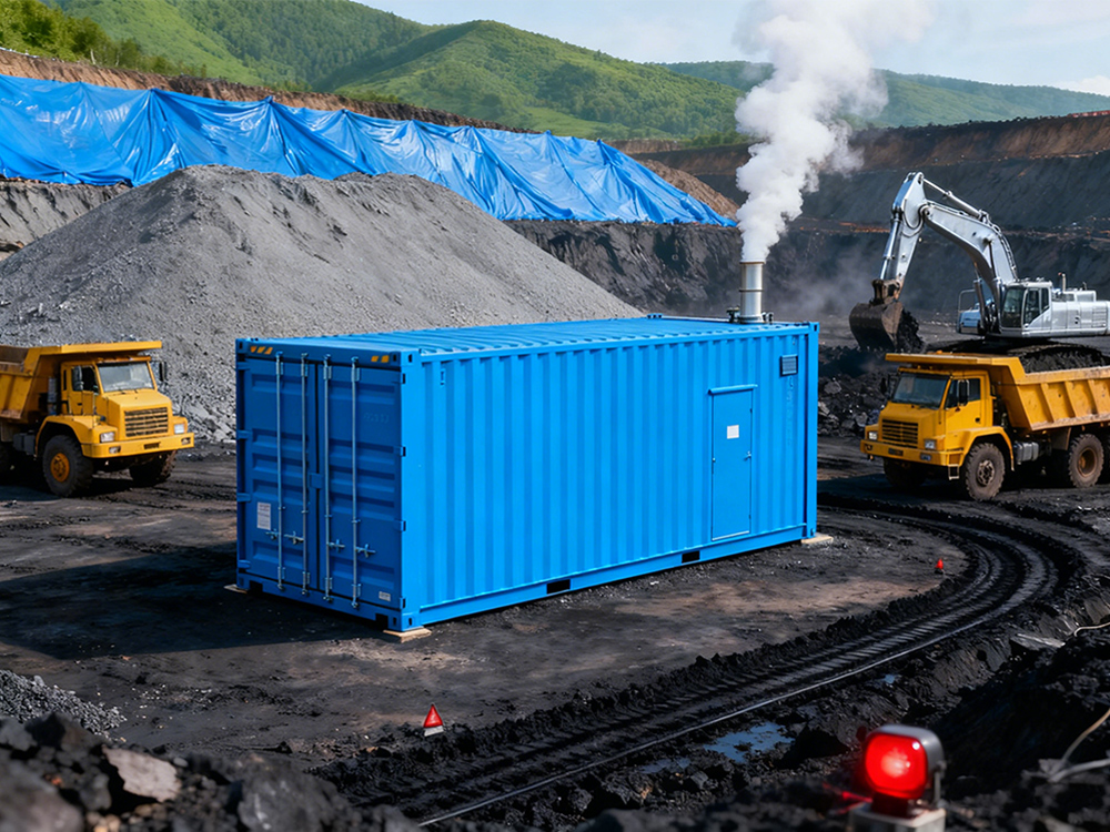 How much diesel does a 1000 kVA generator use per hour?